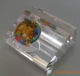 定制上海水晶辦公室用品 水晶燭臺的藝術與商業價值